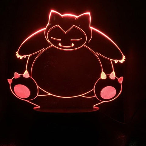 Image of Pokemon Go Game Figure 3D Illusion Lamp Night Light
