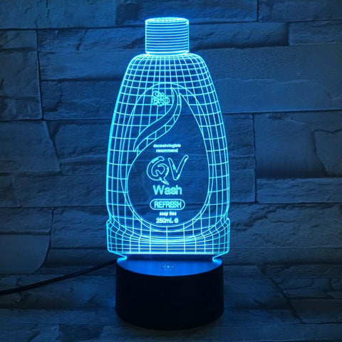 Image of Qv Wash Refresh Baby 3D Illusion Lamp Night Light
