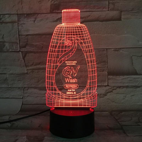 Image of Qv Wash Refresh Baby 3D Illusion Lamp Night Light