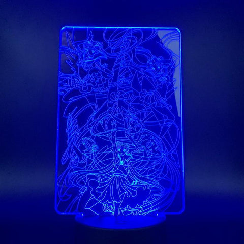 Image of Sailor Moon 3D Illusion Lamp Night Light
