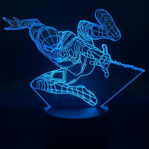 Image of Spiderman 01 3D Illusion Lamp Night Light