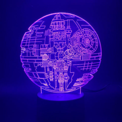 Image of Star Wars 3D Illusion Lamp Night Light
