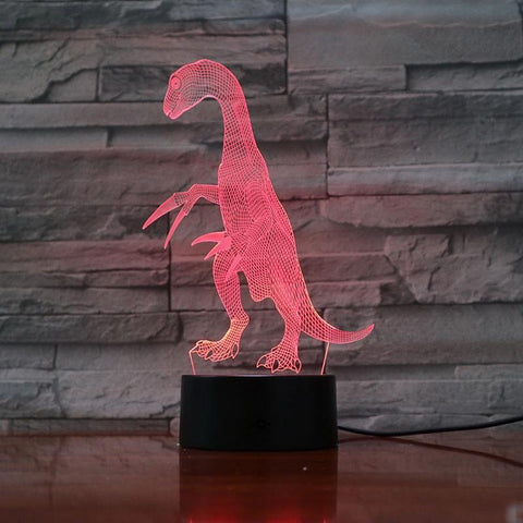 Image of The Dinosaur Iguanodon Jurassic World ation with 3D Illusion Lamp Night Light