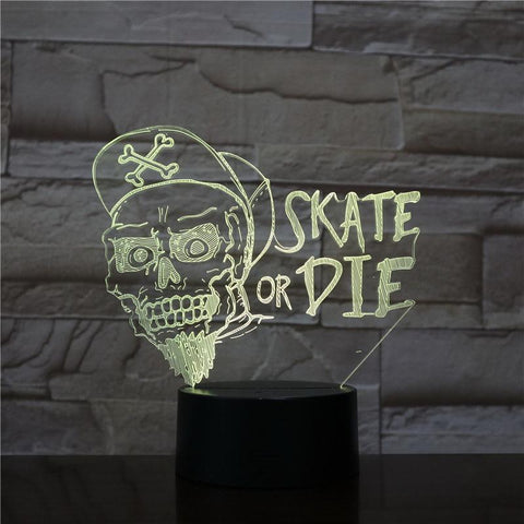Image of The Japanese Anime One Piece Buggy 3D Illusion Lamp Night Light