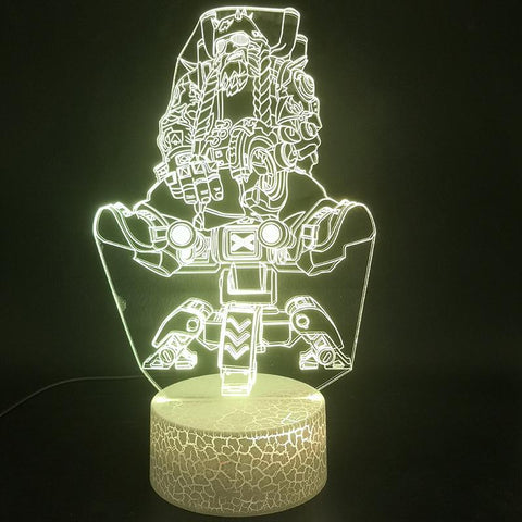 Image of Torbjorn Lindholm Overwatch Game 3D Illusion Lamp Night Light