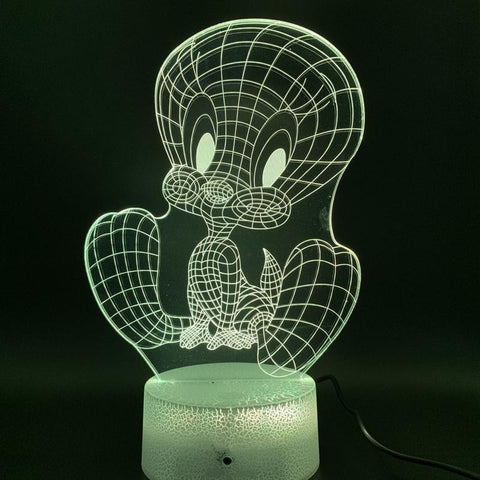 Image of Tweety Bird Figure 3D Illusion Lamp Night Light