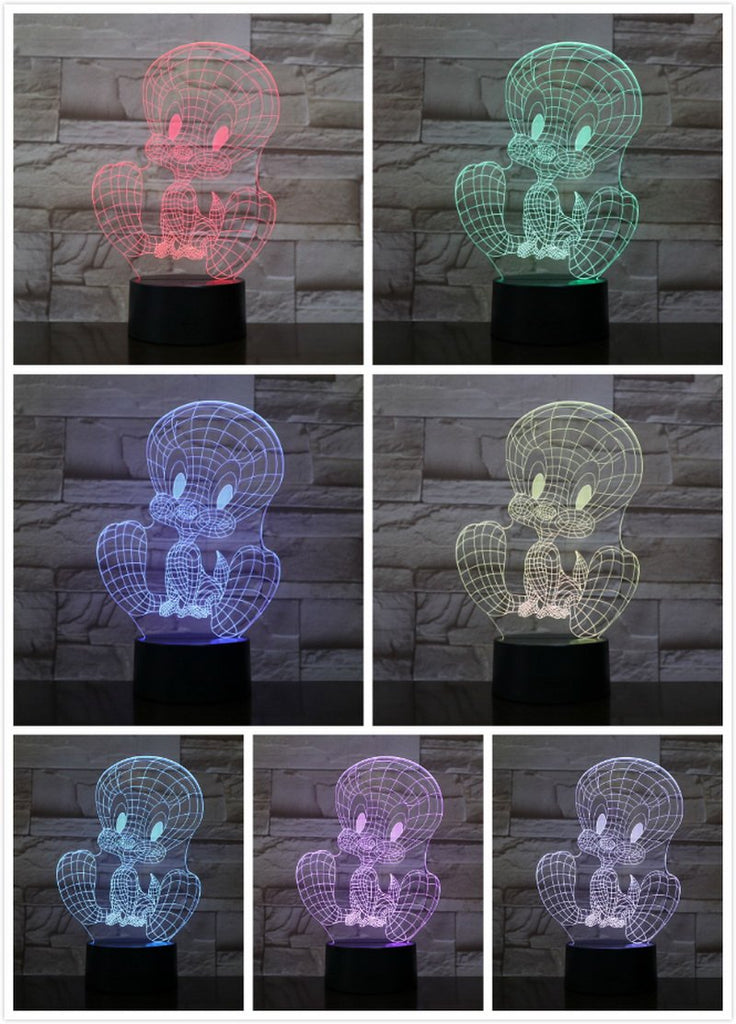TweetyBird 3D Illusion Lamp Night Light