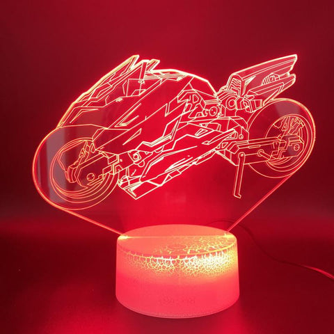 Image of Vehicles Motorcycle Office 3D Illusion Lamp Night Light