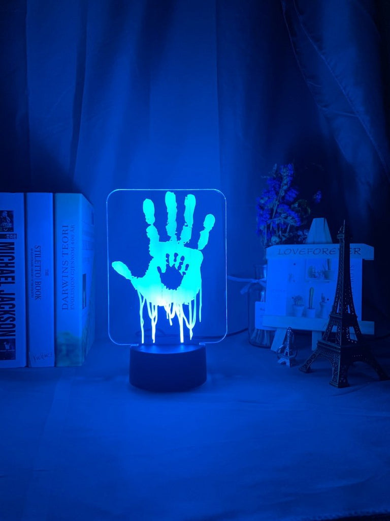 Video Game Death Stranding Hand Prints Room 3D Illusion Lamp Night Light