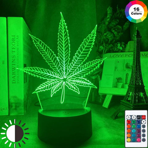 Image of Weed Table 3D Illusion Lamp Night Light